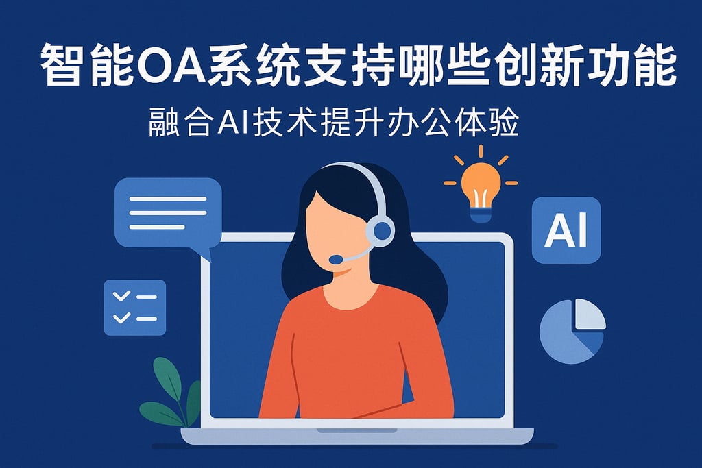 智能OA系统支持哪些创新功能？融合AI技术提升办公体验"